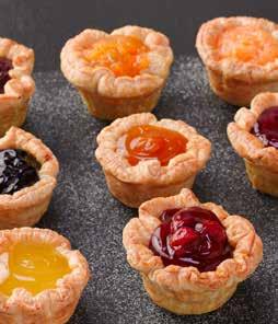 FRUIT FILLINGS & CONCENTRATES DELIFRUIT XTRA A premium range of ready to use bake stable apple fillings containing 90% fruit content with a very traditional appearance.