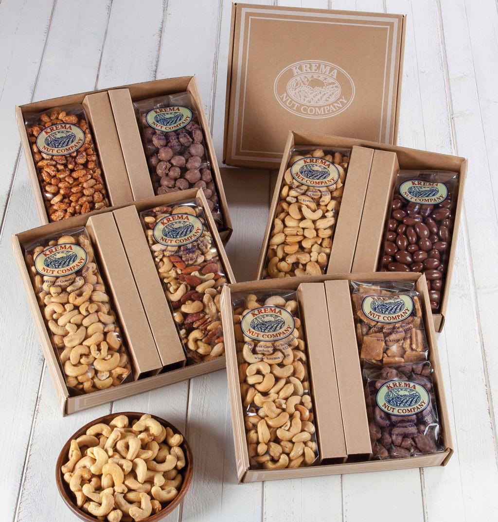 99 501 503 VIP GIFT BOX Colossal Pistachios (14 oz.), Gourmet Mixed Nuts, Giant Cashews, Chocolate Almonds & Butter Toffee Peanuts 1 lb. each $ 46.