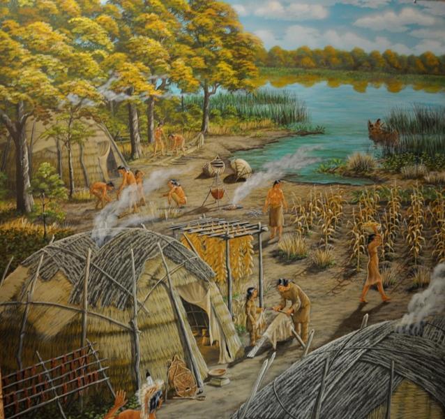 Woodlands Culture Area Mural Using the following learning objectives and activities tied to them, this section explores Woodlands cultural artifacts to understand both the similarities and