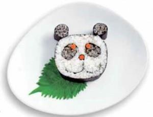 slightly, depending on how it s rolled. Children love it! Panda Maki Recipe Ingredients (Serves 1 roll) Five 1-4 sheets sushi nori, one 1-2 sheet and one 1-6 sheet 12 oz.