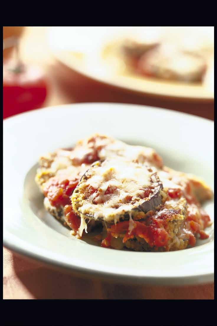 Mediterranean Eggplant Casserole Eggplant Parmesan is traditionally made by breading eggplant and frying it in a great deal of oil.