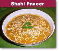 SHAHI PANEER Paneer fingers cooked in a thick curd-tomato gravy Onion, chopped 1 no. 1.Add onion, ginger, green chili and cardamom to 2 Ginger, chopped ½" piece tbsps. of heated ghee.