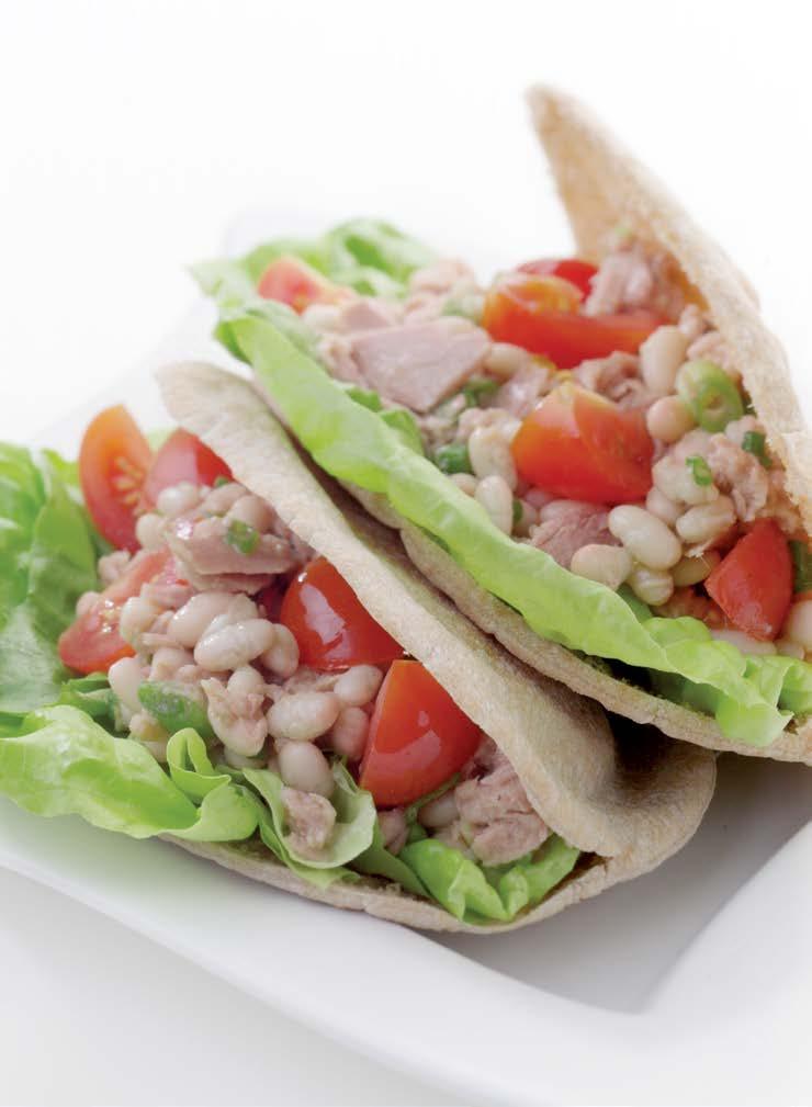 Tuscan-Style Tuna Salad Makes: 4 servings, about 1 cup each Active time: 10 minutes Total: 10 minutes To make ahead: Cover and refrigerate for up to 2 days.