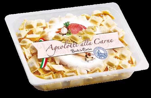 fresh pasta & gnocchi bontà in cucina AGNOLOTTI with meat Keep in refrigerator at 0 to 4 C Once opened, eat