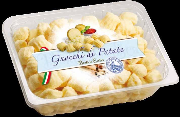 fresh pasta & gnocchi bontà in cucina GNOCCHI made with potatoes Keep in refrigerator at 0 to 4 C Once opened,