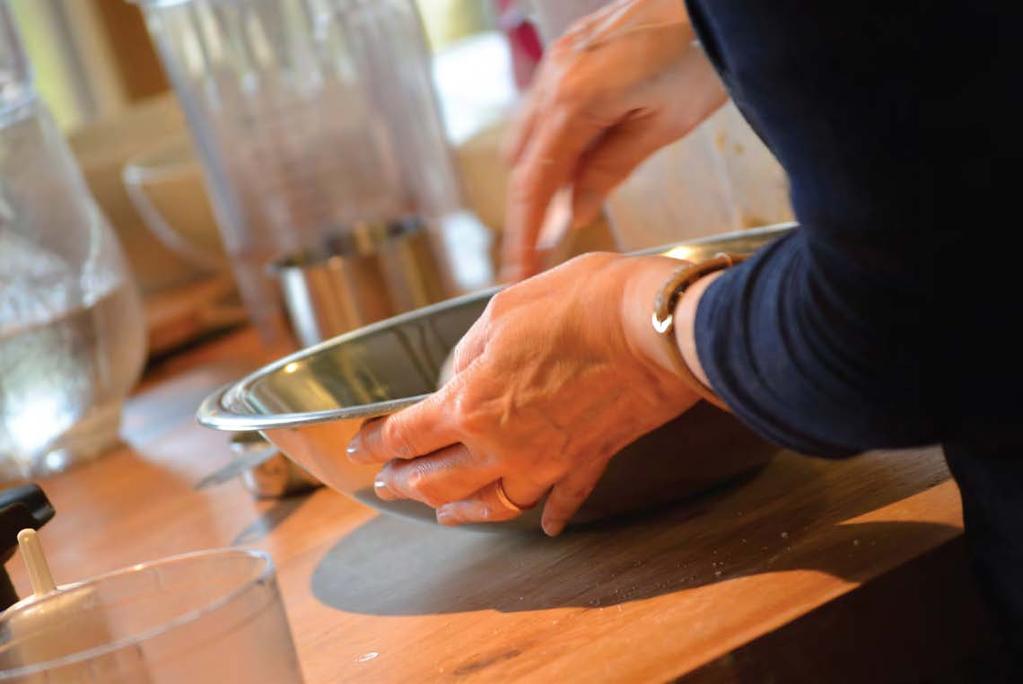 This is hands on training (not a demonstration based class) set in a beautiful cookery school overlooking rolling hills where you will have your own workstation and be able to make the dishes I show