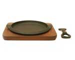 Plate 18 cm (CP 185) Round hot plate 18 cm Wooden