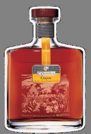 Martell Cohiba (70 CL) Amber with golden highlights and hints of mahogany Gentle notes of berries, dried fruits: toasted almonds, hazel and other nuts, roasted coffee beans.