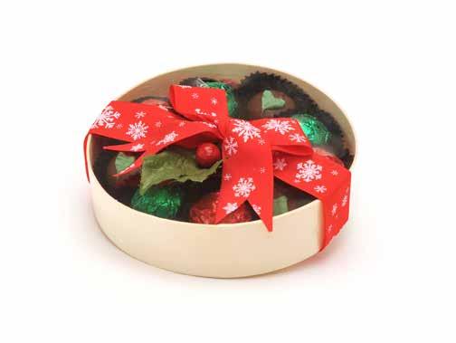 10-PIECE ROUND WOODEN BOX An assorted collection of