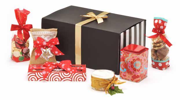 FESTIVE-FLAVOURS What better way to say happy Christmas than with a festive-flavoured hamper?