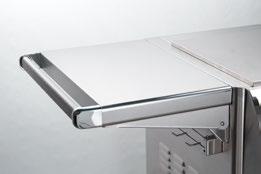 feature self-closing, magnetic seal drawers.