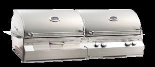 Aurora A530 Grills 24 x 22 Cooking Area (528 Sq in) - Grilling 60,000 BTU s, Backburner 13,000 BTU s - SIZE CODE A53 BUILT-IN GRILLS Shpg Wt Model # Price Aurora A530i Includes Analog Thermometer on