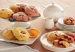 Each scone is made with real butter and fresh buttermilk, then filled with fruity fillings and baked to perfection. Net wt. 2 lb 2 oz 10 scones. Q-51263W $29.