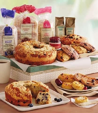 GIFTS TO WELCOME SPRING A Keepsake Breadbox Tin Lift the lid off this retro-look tin and uncover amazing English muffins and toppings.