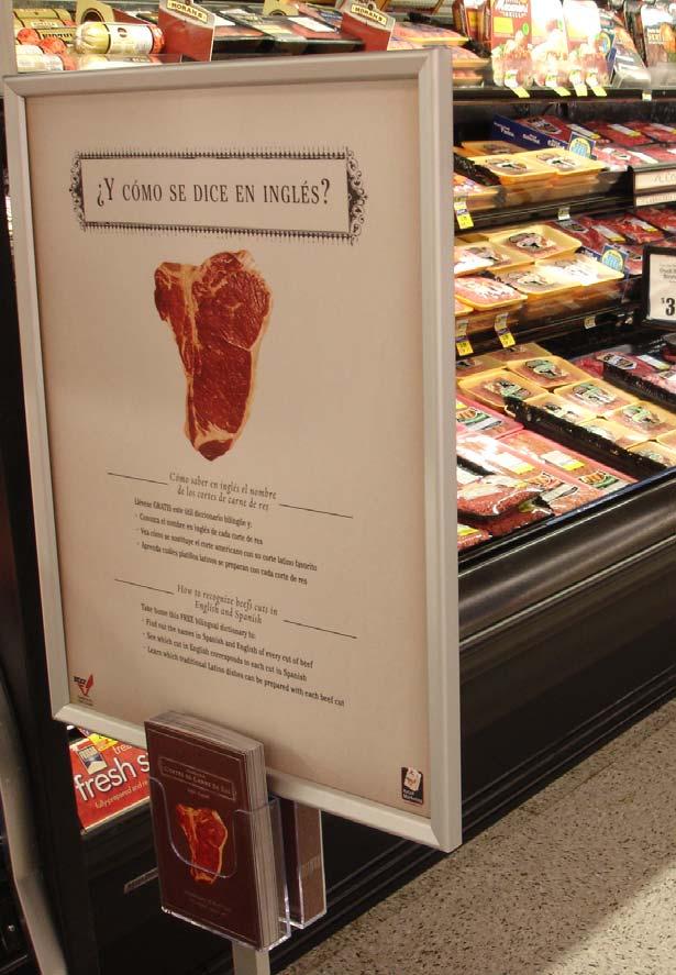 The American Marketing Association honored this program The American Marketing Association recognized the 2007 Hispanic Beef Retail