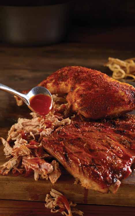 PULLED HICKORY smokehouse BRISKET