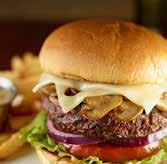 75 6-oz burger, topped with crisp lettuce, vine-ripened tomato and red onion.* Add American, Monterey Jack, cheddar or Swiss cheese ( 1.25). Add bacon ( 1.25) FIESTA BURGER 14.