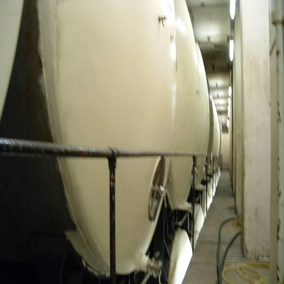 Rodenbach Brewery Production Plant Secondary fermentation Secondary fermentation 4 weeks in horizontal tanks