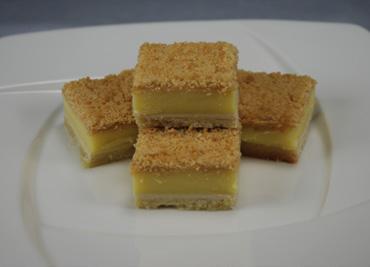 72 or 96 231F Lemon Bar A sheet of lemon bars available in 72and 96 cuts.