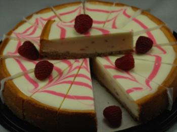 6 20 8 Uncut 245P 8 100P 6 800PR 100PR Raspberry Swirl Cheesecake Plain cheesecake blended with