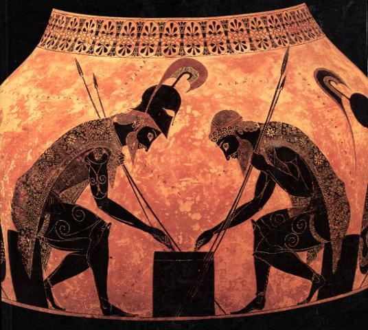 You have to know that Greek pottery may be divided in three categories depending on the use to which vessels were intended for: vessels for carrying food, drinking vessels for pouring and drinking