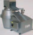 2D CENTRIFUGAL CUTTING MACHINE This potato chips slicer has a cutting quality accurate up to 0,02 mm (0,0008 ).