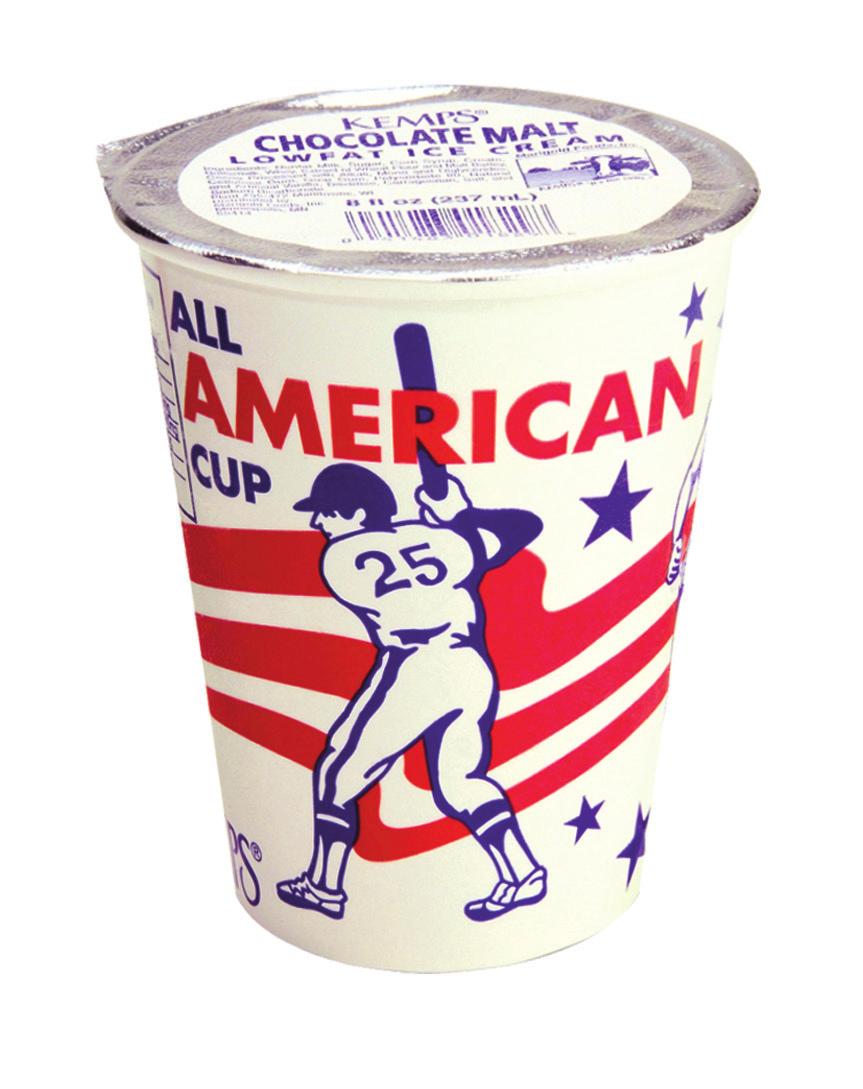 All American Malt Cup Item#: 65060 UPC: 41483-01829-8 Unit Size: 8oz Case Size: 12bx 2sl Chocolate Malt Flavored. A Stadium Favorite. Spoon Included.