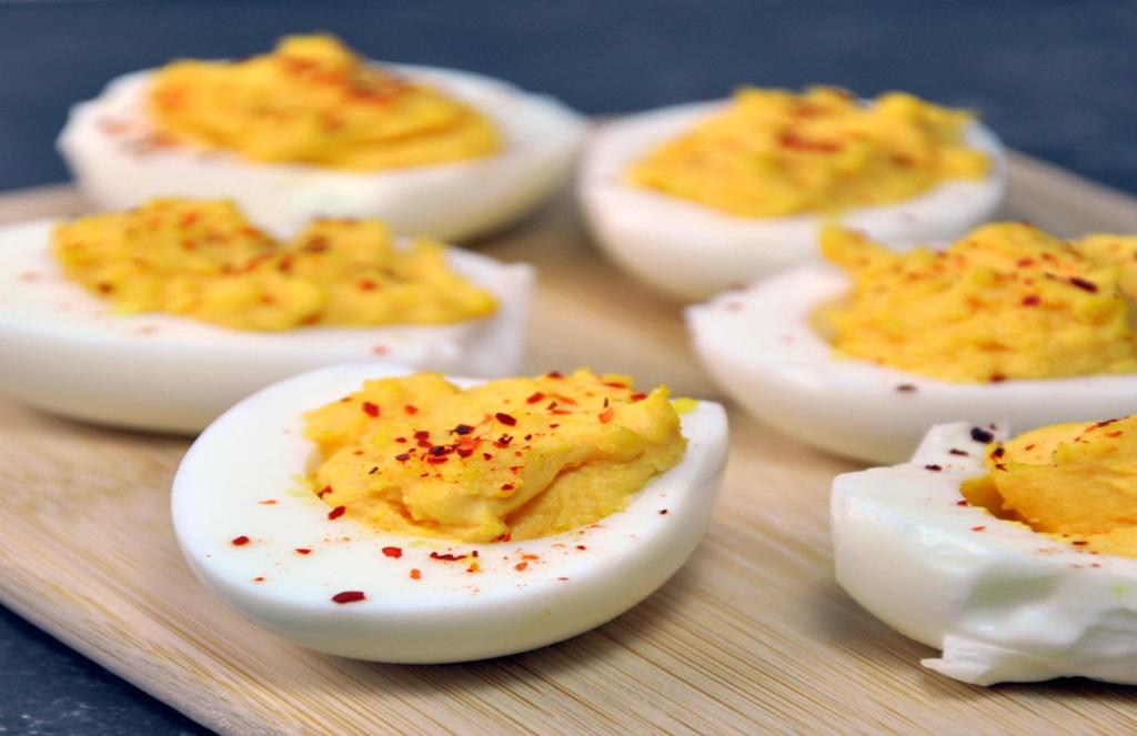 Spicy Deviled Egg Aesthetically irresistible, this