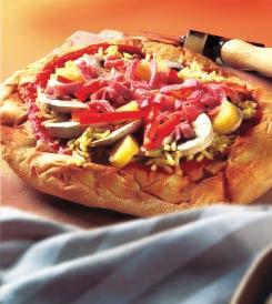 Tropical Pizza (Serves 4) Quicker than picking up take-away pizza!