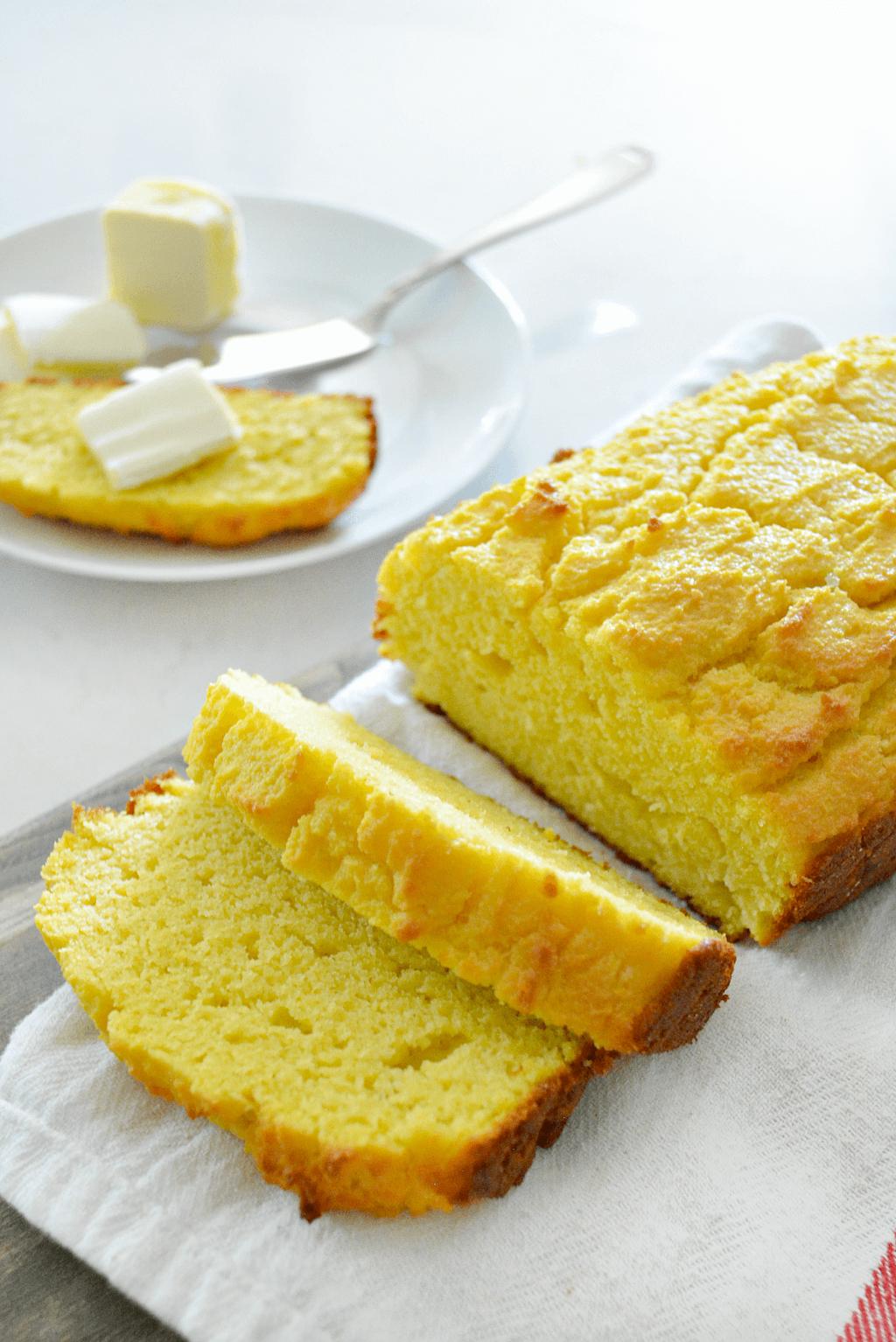 COCONUT FLOUR Bread Prep Time: 20 minutes Cook Time: 30 minutes Yield: 16 slices ¾ cup coconut flour ½ C tapioca flour 6 pasture raised eggs ½ C grass fed butter, melted and cooled slightly 1 T pure