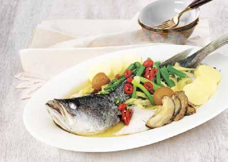 0104 Authentic Thai Style Steamed Fish 海鲜类