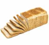 AMBIENT PRODUCTS Loaves FRESH breads 78584 Catering Wholemeal 24+2 800g Standard Catering Square Cut Sliced Wholemeal Bread (Medium) 78582 Catering White 24+2 Slice 800g Standard Catering Square Cut