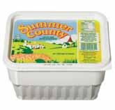 Unsalted Butter 40x250g CATERING MARGARINES AND SPREADS 39027 Craigmillar Soft Margarine 6x2kg Soft spreading margarine for sandwiches.
