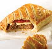 81074 Wrights Potato & Corned Beef Pasty 30x240g Savoury blend of potato and corned beef encased in a light puff pastry Lamb 80606 Lewis