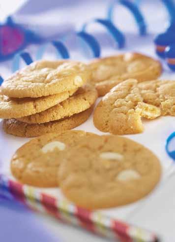 FROZEN PRODUCTS 1 cookie dough 2 4 6 3 5 7 88256 Readi-Bake Milk Chocolate Supreme Cookie Puks 90x50g A soft chewy cookie, plain dough, with milk