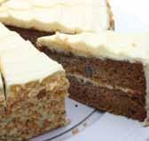 Professional Apple & Almond Slice 36x120g Fresh Apple slices within a light sponge cake, sprinkled with roast almond pieces 80562 Maitre Paul Professional Cherry & Rhubarb Slice 36x112g A fresh and