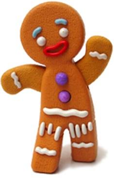 Gingerbread People Ingredients to make 10 gingerbreads: 350g of plain flour, plus extra for rolling 1 teaspoon of bicarbonate of soda 2 teaspoons of ground ginger 1 teaspoon of ground cinnamon 125g