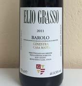 BAROLO DOCG DECEMBER 2015 WINE RANKING 95 DOCG Ginestra Casa Matè 2011 ELIO GRASSO The nose delights upon a fruity range of warmer touches that recall the maraschino cherry.