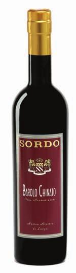 BAROLO CHINATO Aromatized wine This splendid and rare after dinner or dessert wine was first produced in the heart of Barolo territory in Piedmont towards the late 1800s.