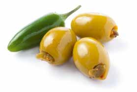 HAND FILLED Premium range olives filled with paprika olives filled with