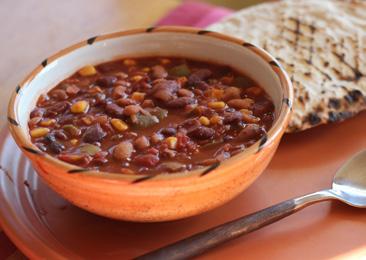 Pinon Chile Beans Makes 8 to 12 servings Originally made for the Begay family in Pinon, Arizona, for their family gatherings and ceremonies, this recipe is one of my favorite chile bean recipes.