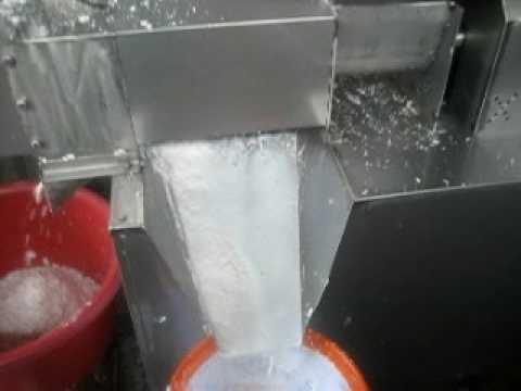STEP 5: Milk Extraction/ Separation Milk extraction/ Separation After grating or shredding the fresh kernels, the milk is extracted using the