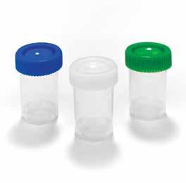 30 ml and 50 ml Centrifuge Tubes with Caps CTF/CTS/CTV Series Octagonal-shaped freestanding base locks into trays for one-handed operations Molded-in