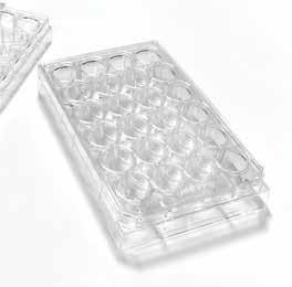 Well Plates and Accessories 6-Well Microplates M6L Series Sterile and Treated versions are Nuclease (DNase and RNase) free Lids included Well volume: 17.