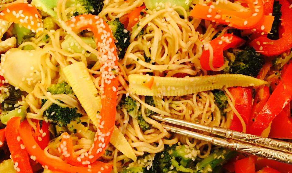 Thai Vegetable Stir-Fry A luxurious Thai stir-fry to impress your friends and family and it only takes moments to prepare!