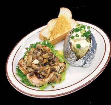 99 Grilled chicken tossed with broccoli and mushrooms in our cheesy alfredo sauce. It s our house favorite. Served with dinner bread. Dinner Bell Favorites Grandma s Homemade Meatloaf...$9.