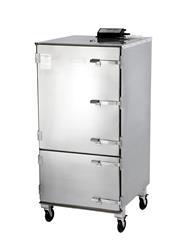MODEL #5D This electric smoker is made from 100% 18 gauge, 304 stainless steel Every "SMOKIN-IT" Model #5D smoker comes with: Four heavy duty 4 diameter casters (need to be attached) Eight stainless