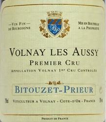 2005 Domaine Bitouzet-Prieur Volnay 1er Cru "Les Aussy" Vincent Bitouzet winemaker Great-grandfather was mayor of the village in 1802 Grandfather won metals for his wine in 1860 Vineyard is 2.