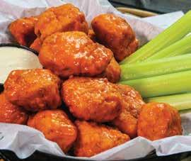 jumbo wings ALWAYS MADE FRESH TO ORDER & TOSSED IN ONE OF OUR DRY RUBS OR FAMOUS SAUCES.