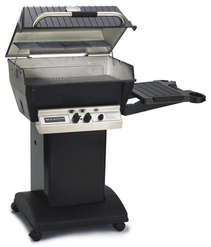 Broilmaster H3X Deluxe Gas Grill Packages Broilmaster Premium Gas Grills Includes: Cast Aluminum Grill Head, Side Shelf, and Mounting 2-Piece Stainless Steel Rod Cooking Grids Single-Level Stainless